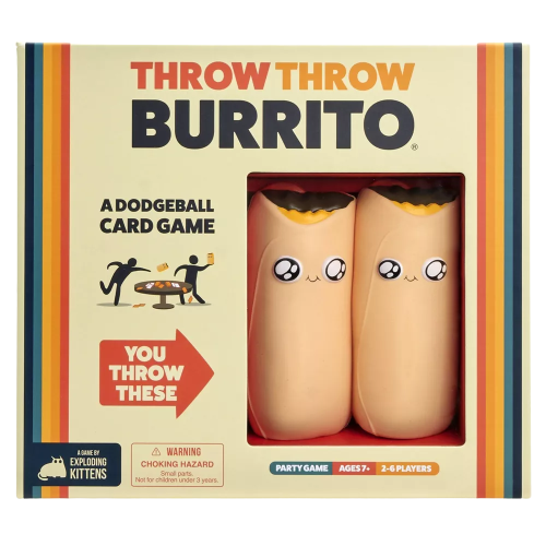 Throw Throw Burrito by Exploding Kittens - A Dodgeball Card Game