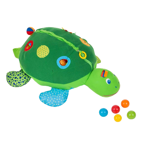 Melissa & Doug Kids Turtle Ball Pit With 60 Balls