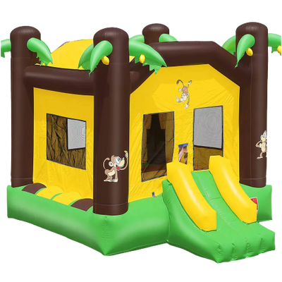 Cloud 9 Jungle Inflatable Bounce House - Commercial Grade Bouncer