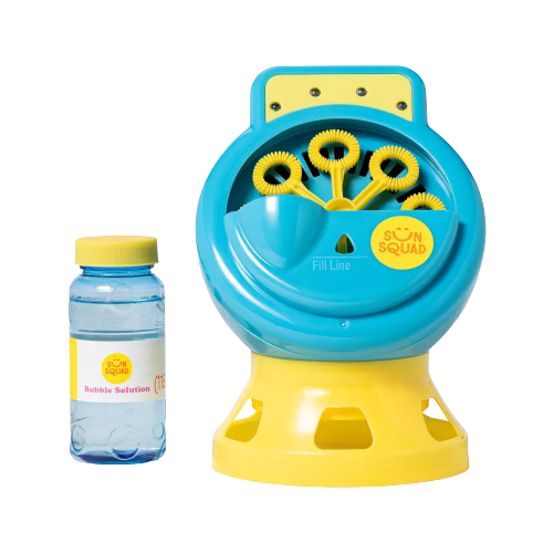 Light-Up Bubble Maker Blue/Yellow - Sun Squad™