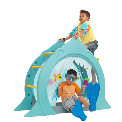 KidKraft Shark Escape Arched Outdoor Toddler Play Climber