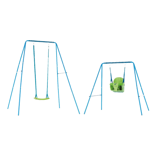 TP Toys 2 in 1 Metal Small to Tall Swing Set