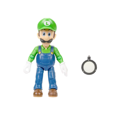 Nintendo The Super Mario Bros. Movie Luigi Figure with Flashlight Accessory