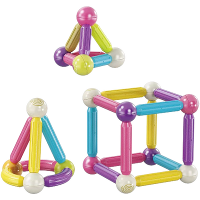 Contixo - Kids Toy Magnet Tiles -3D Building Blocks STEM Construction